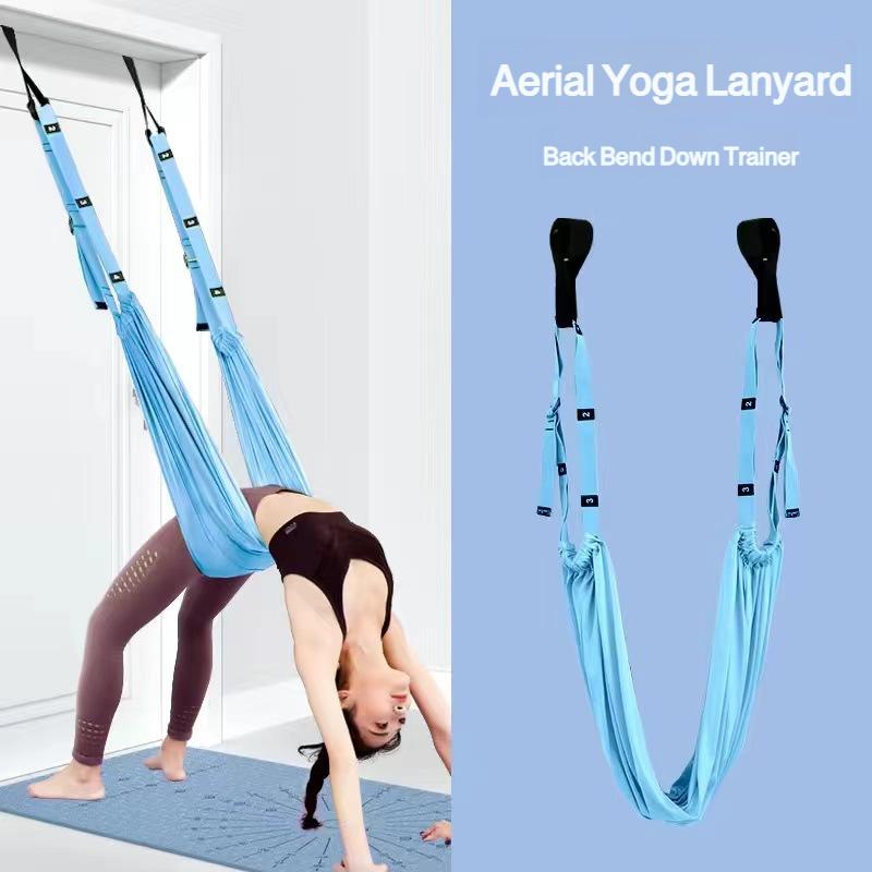 Yoga Strap Stretch Band Fitness Elastic Rope Universal Back Leg Belt for Backbend Split Handstand Home Inversion Training Hammoc