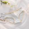 Women Cotton Panties  Korean Ladies Girl Underwear Sexy Simple Student Cute Mid-waist Briefs