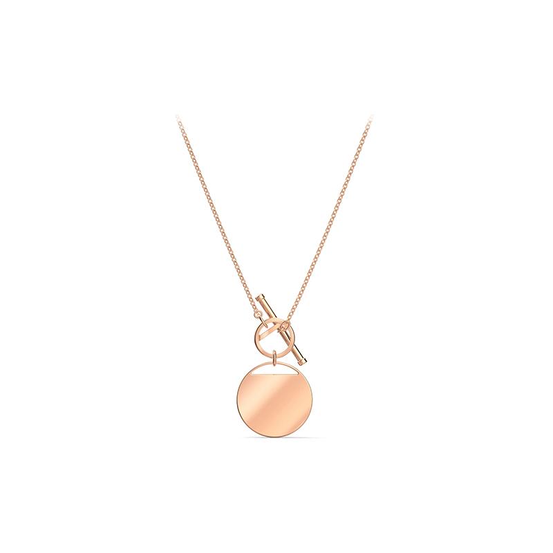Swarovski Racquet Necklace Women's Rose Gold 5567529