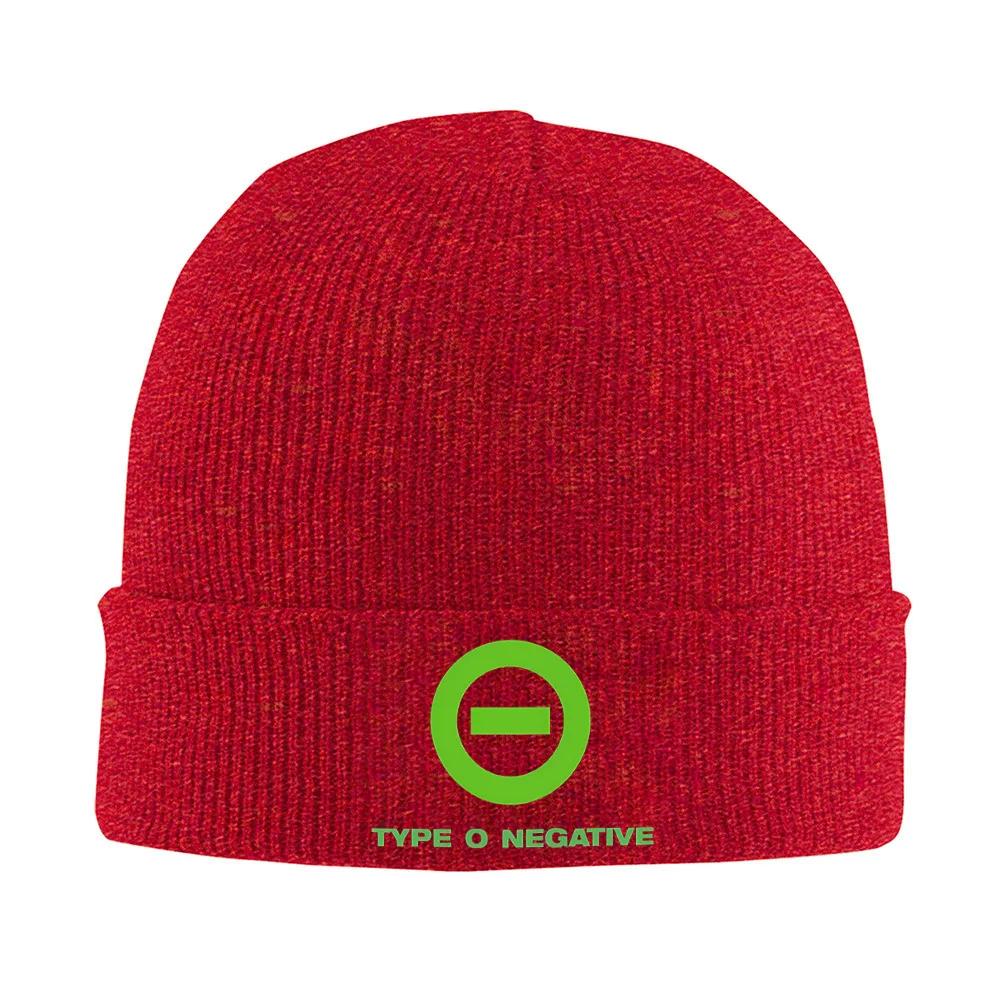 

Green ring symbol negative type Unisex Women Unisex Knitted Hat Beanie Pullover Cap Winter Thermal Warm Christmas Outdoor Cycling