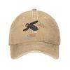 Pingu the Penguin Skating Baseball Cap Classic Washed Series Cartoon Meme Funny Sun Cap Outdoor Summer Adjustable Fit Caps Hat