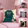 S-Sherlock H-Holmes Cushion Cover Plush Fabric Soft Double-Sided Printed Sofa Warm Winter Home Gift Pillow Case