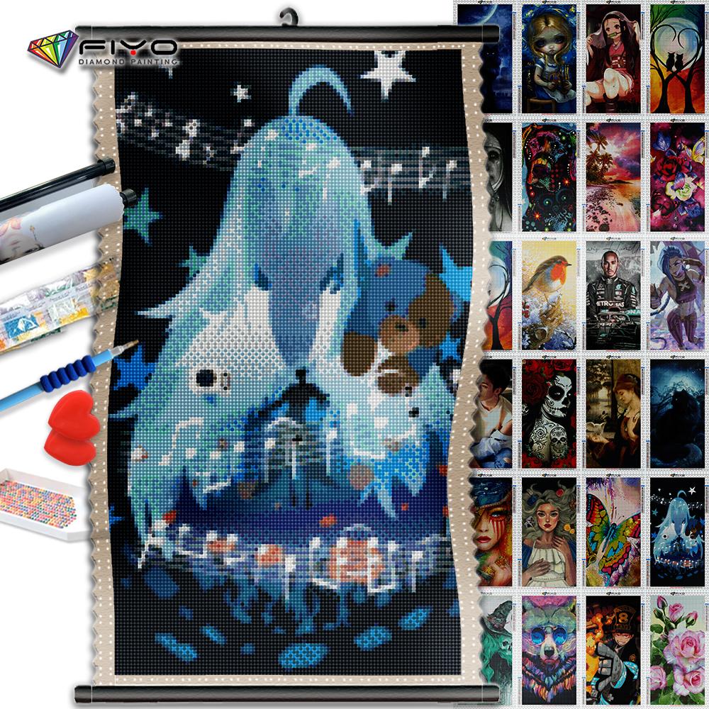 

5D DIY Рамка Алмазная картина Пейзаж Милая девушка Полная дрель Квадратная вышивка Горная мозаика Мультфильм Портрет Подарок ручной работы