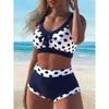 Women's Polka Dot Bikini Swimsuit Set