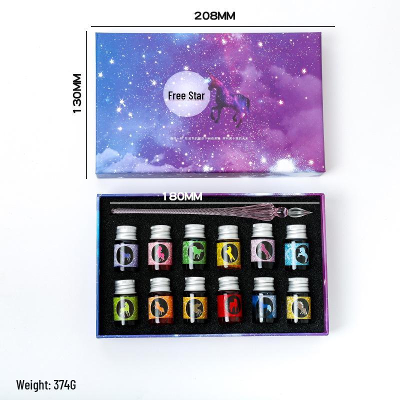 

Набор хрустальных ручек с градиентом «Звездное небо» - Подарок для студентов и бизнеса