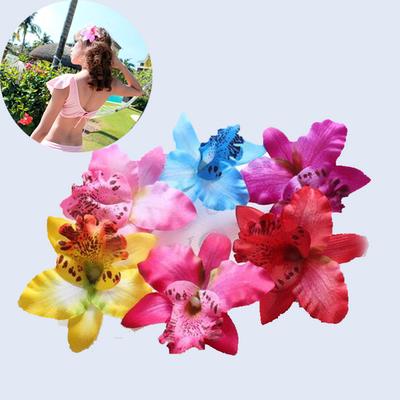Mode Modeschmuck Haarnadeln Frauen Geschenk Kopfbedeckung Sandstrand Gefälschte Blume Handgemachte Blume Haarspangen Schmetterling Orchidee
