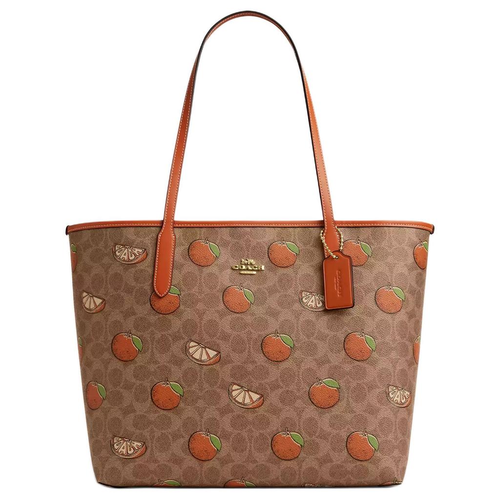 Coach City Tote In Signature Canvas CAL74-IMTAM