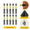Non-Slip Impact Batch Head Strong Magnetic Cross High Torque Hardness Screw 25/50/65/70/90mm Waterproof Ph2 Screwdriver Bits Set