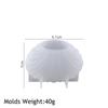 DIY Shell Candle Mold Aromatherapy Candle Plaster Mold 3D Marine Shell Silicone Scallop Soap Mold Handmade Home Craft Decoration
