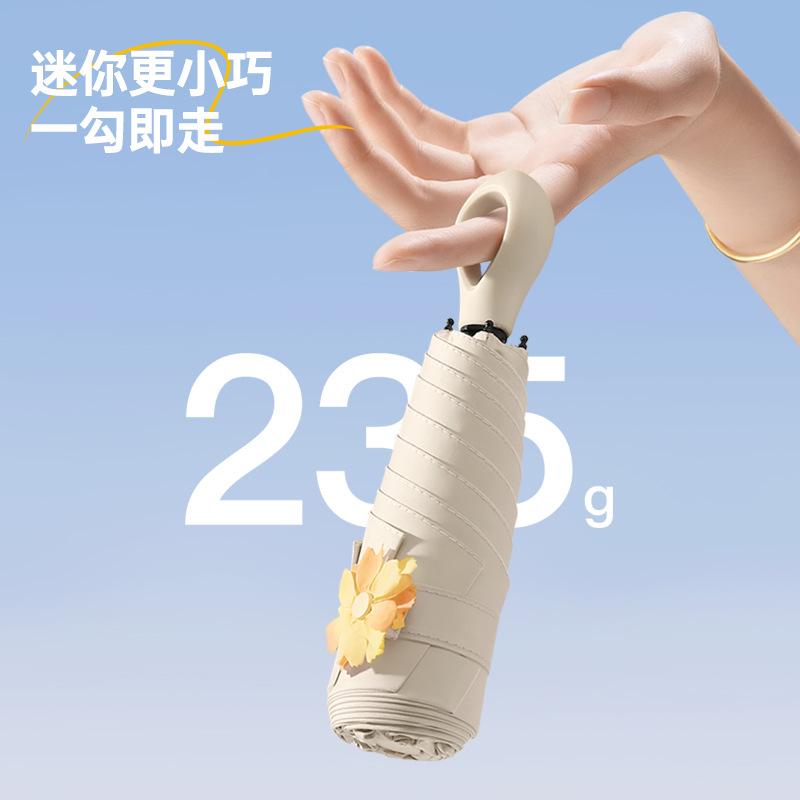 Parasol 50% off six bones hand open vinyl sunscreen umbrella love handle fashion umbrella climbing flowers umbrella