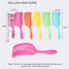 1pcs Detangling Hair Brush Soft Scalp Massage Comb V-shaped Hollow Waterproof Brush High Quality Hair Styling Tools