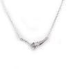 Altesse [G2218] - White 'Scarlett' Silver Necklace