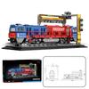 1980PCS City G2000 Freight Train Building Blocks New European Transporter Model Bricks Desktop Decoration Kids Toy Holiday Gifts