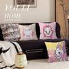 Cute M-Marie Cat Anime Pillow Cover for Bedroom Room and Living Room Sofa Decorative Cushion Cover