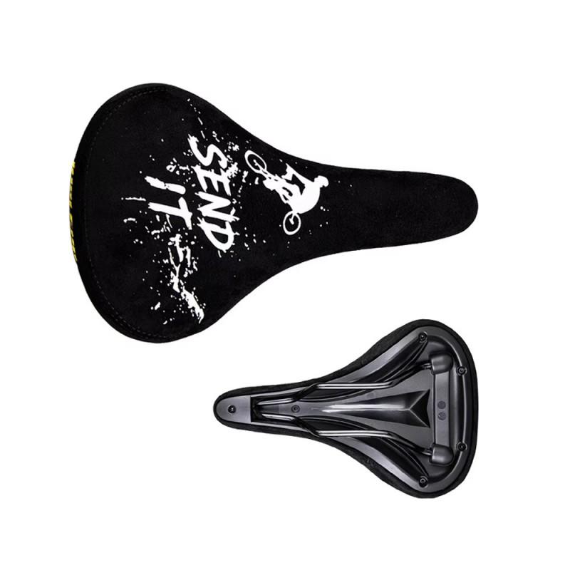 Vintage BMX Bike Saddle Comfortable Soft Durable Universal Seat Dirt Jump Cycling