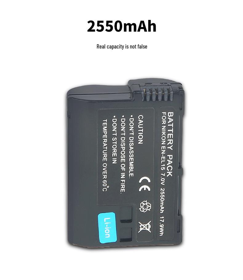 EN-EL15 Camera Battery for Nikon D7100, D800, D810, D7200, D750, D850