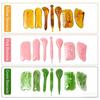 7Pcs Premium Resin Gua Sha&Massage Tool Set,for Facial Lifting,Body Sculpting and Pain Relief,Lymphatic Drainage and Relaxation
