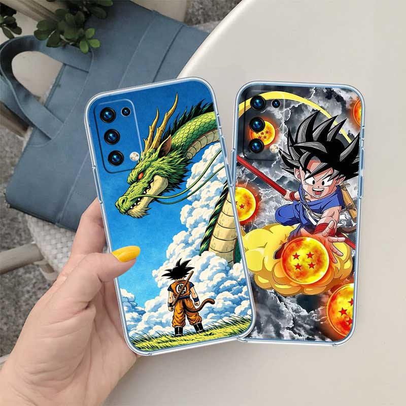 RE26 Dragon Ball Goku Transparent Phone Case for Motorola Moto Edge 20 30 40 50 S30 Fusion Ultra Pro Neo Lite + G200 G23