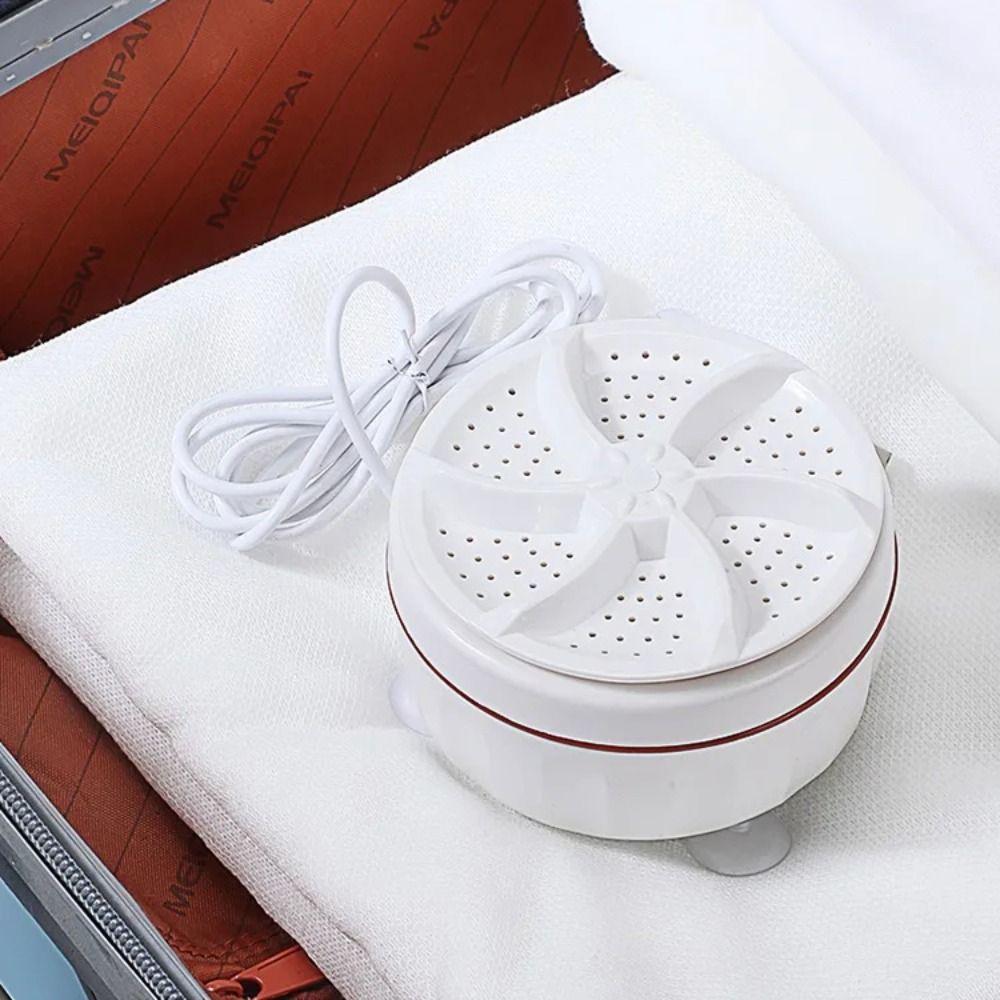 Portable Mini Washing Machine Two-way Rotating Turbine Turbo Washer Travel