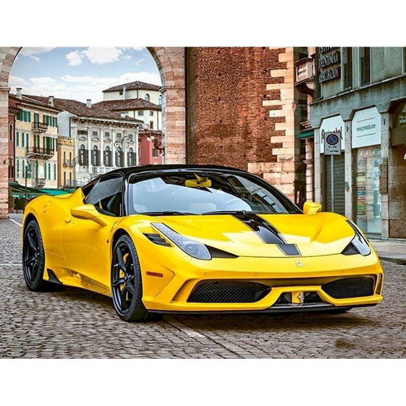 PhotoCustom Painting By Number For Adults On Canvas Sports Car Diy Picture Of Coloring Drawing Oil Painted By Number Home Decor