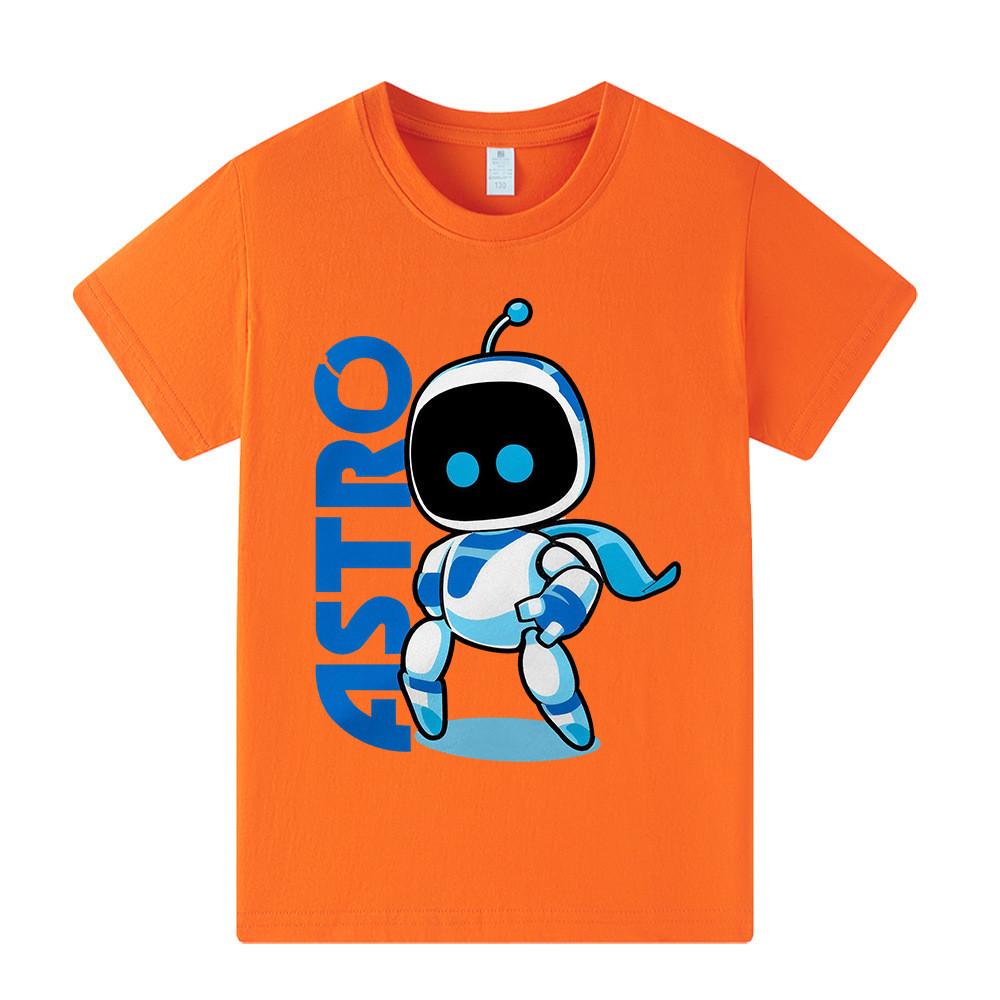 A1337 Dětské tričko s krátkým rukávem a potiskem Astro Bota pro kluky a holky