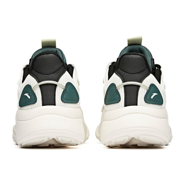 Anta Lifestyle Series Low-Top Sports Shoes Men Sneakers White Black Green 112048860-4