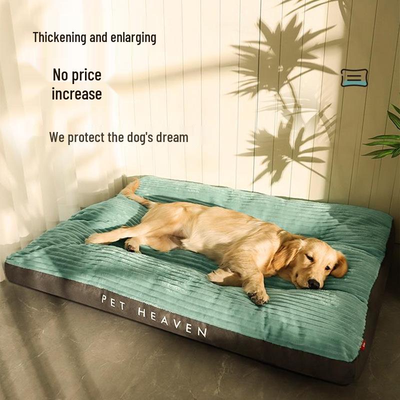 Washable Winter Dog Sleeping Mat - Four Seasons Universal Cushion for Large Dogs