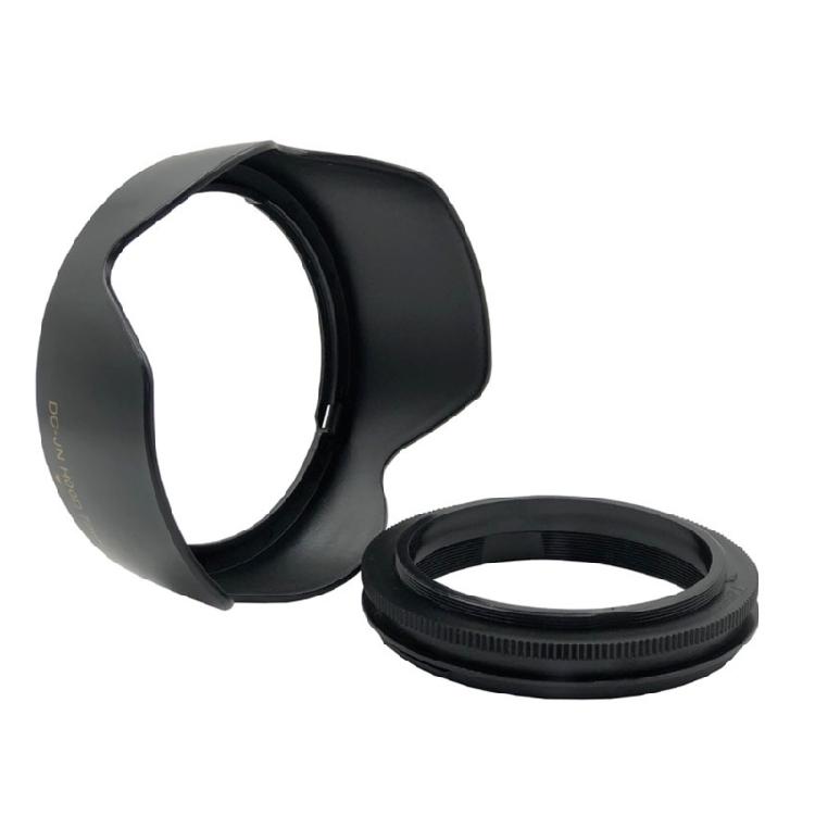 72mm Camera Lens Accessory Reversible Threaded Hood For Optimaled Light Control And Front Shielding