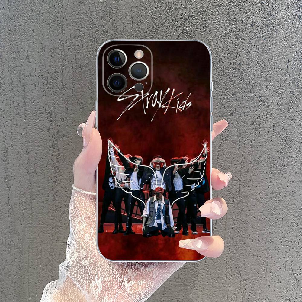 Kpop S-Stray K-Kids Transparent Phone Case For IPhone 17 Air 16 Pro Max 15 14 13 12 11Plus Shockproof Cover