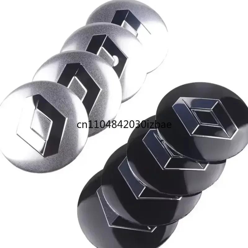 For Renault Megane 2 3 4 Twingo Clio Talisman Captur Kwid 4PCS 56mm Car Badge Wheel Center Cover Stickers Hub Caps Decal Z888