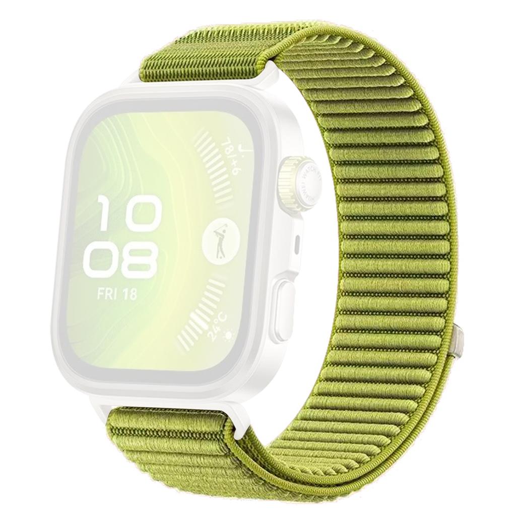 KALEBOL Wrist Strap for Huawei Watch Fit 4 Pro/Fit 4/Fit 3 Magic Tape Nylon Woven Watch Band