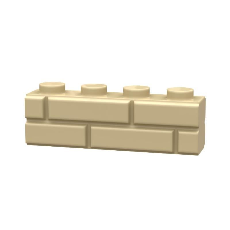 Masonry Wall Modified Bricks 15533 1x4 Toys Building Blocks Compatible Major Brand Profile Collection