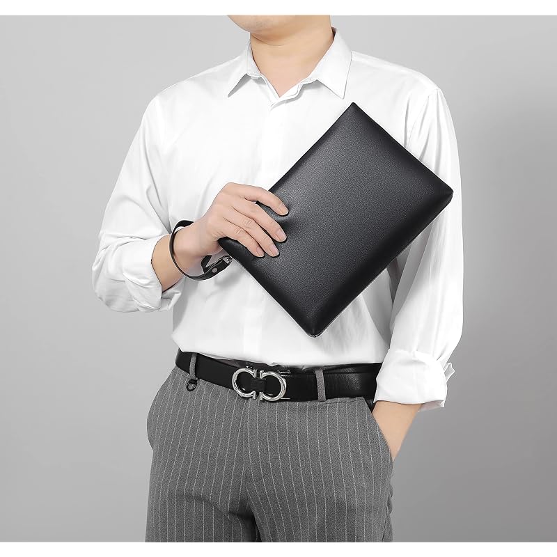 [FSD.WG] Clutch Bag for Men and Women - Stylish, Popular, Second Bag, Handheld, Leather, Lightweight, Formal, Wedding, Funeral, Party, Brand