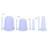 4pcs/set Silicone Vacuum Body   Helper Anti Cellulite  r Cups Cupping (Blue)