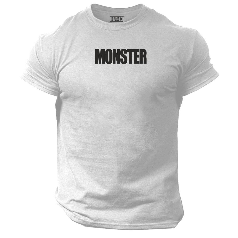 Monster T Shirt Gym Clothing Bodybuilding Training Workout Exercise Boxing Top