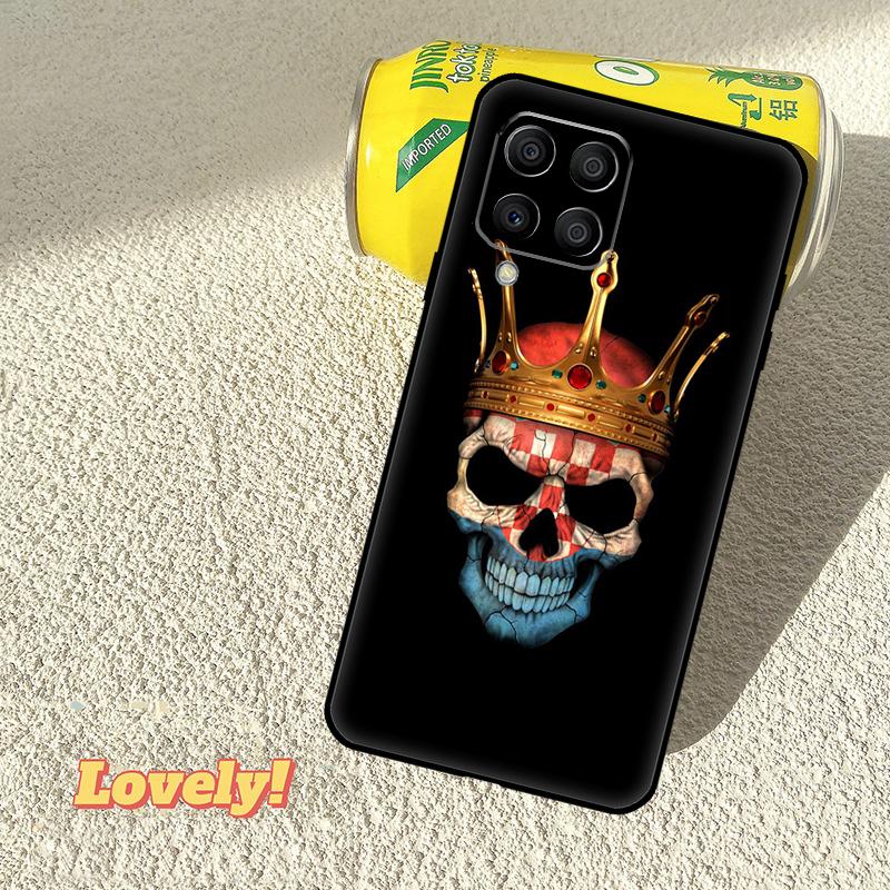 Croatia Flag Case For Samsung Galaxy M52 M36 M06 M16 M56 M33 M15 M55 M31 M13 M12 M14 M53 M32 M35 M34 M54