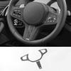 Made of Alcantara For BMW G30 G20 G28 G21 G11 G12 F40 Z4 G32 Car Steering Wheel Stickers Button Trim Frame Interior Accessories