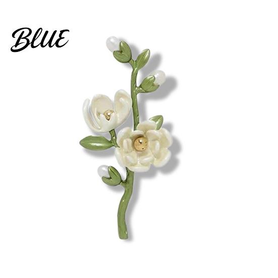 Sweater Brooch Pin Versatile Botanical Leaf Design with Glossy Fade-Resistant