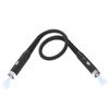 1PC Multi-function Neck-mounted Reading Light with 3 Brightness and Color Modes - Supports USB Charging, Adjustable Telescopic Arm
