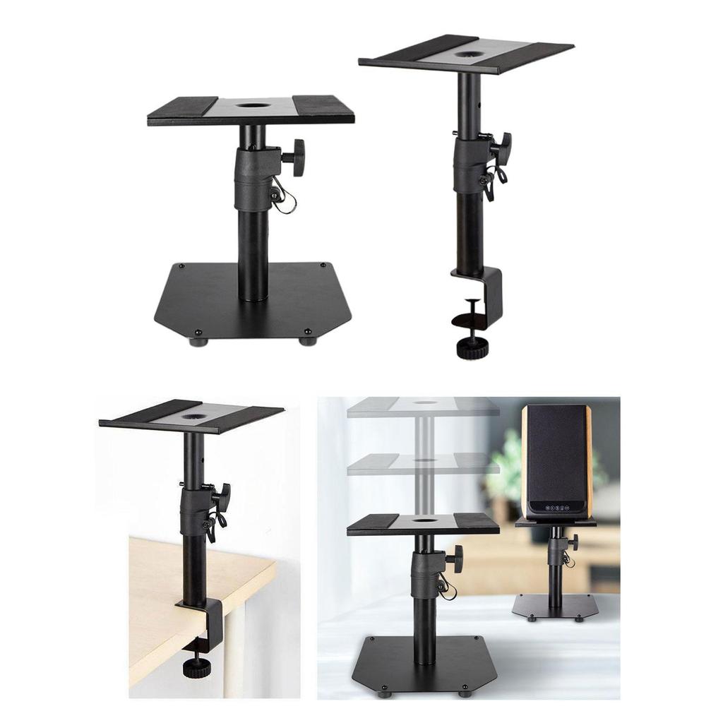 Stand, Speaker Holder with Adjustable Height for Home Use