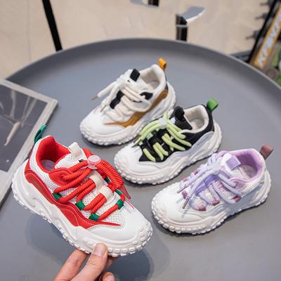 Neue Kinder Mesh Atmungsaktiv Papa Schuhe Rutschfest Verschleißfest Weiche Sohle Freizeit Sportschuhe