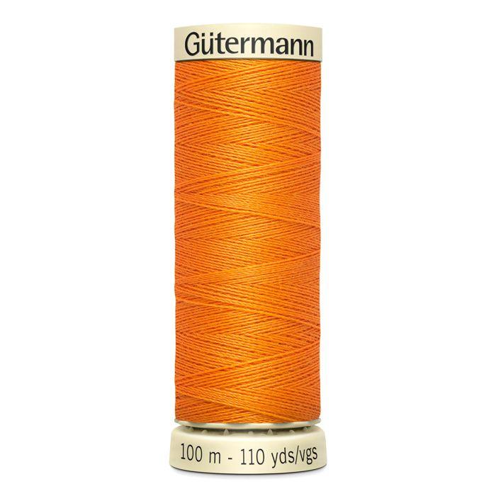 Lot de 5 bobines 100m Fil 100% polyester Gutermann Ref 788988 - Att 350 - mandarine