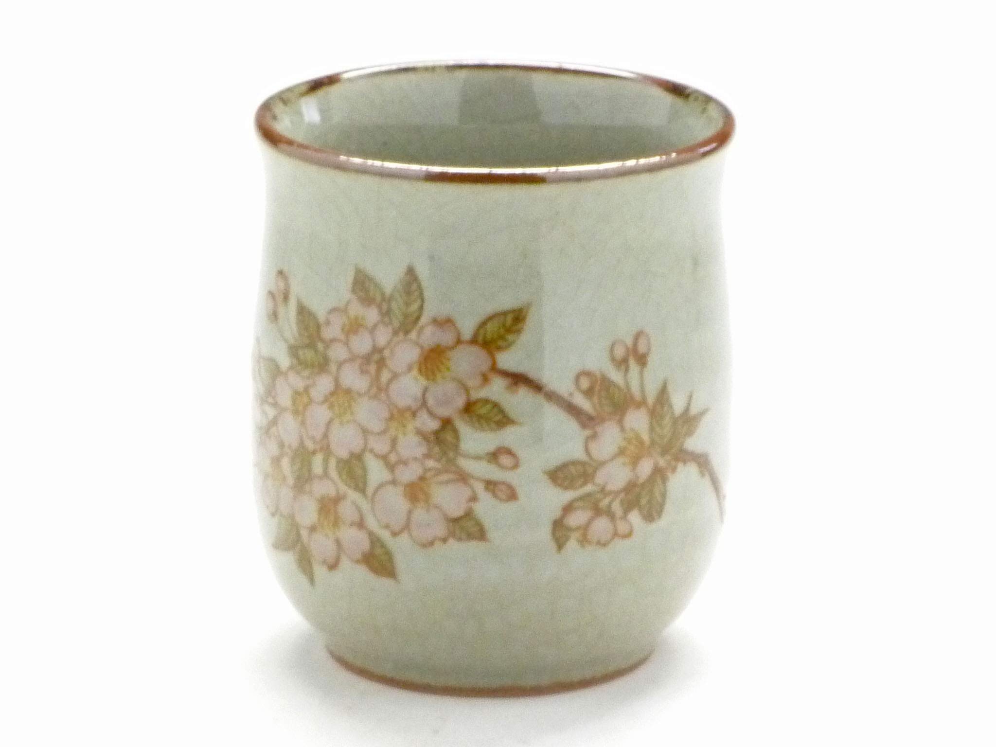 

Керамическая чашка Kutani Large Weeping Cherry Blossom, 180 мл, один предмет [чашка для чая] [задняя фотография]