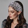 Rhinestone Bride Headdress Leaf Wedding Hair Accessories Sweet Photography Headband  Women