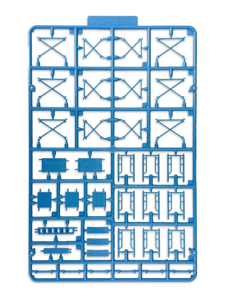 PM Office A PLUM Pop Otherworld Series Scaffolding Blue Plastic Kit PP211 1/64-1/100