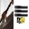 3Pcs Saxophone Reed Strength 1.5/2.0/2.5 Resin Soprano Saxophone Mouthpiece Reed for Saxophone Beginners Students