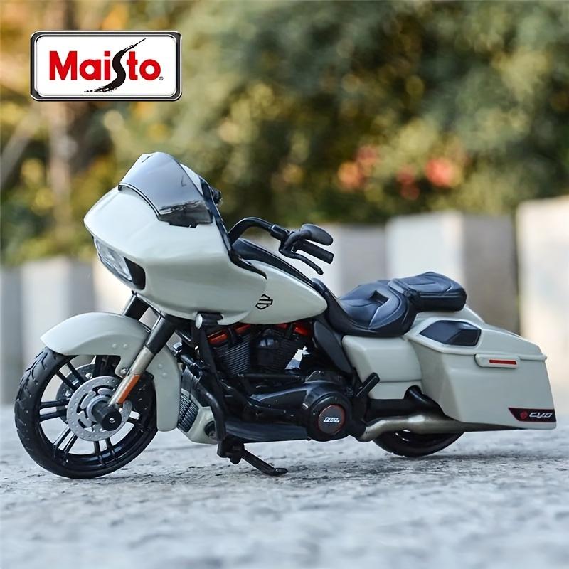 1:18 Scale 2018 CVO Road Glide Model Diecast Sports Motorcycle Toy Manual Operation Collectible Gift For Kids Boys
