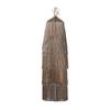 Dusker Halter Split Kvinner Kjole Ermeløs Ryggløs Snøring Party Summer Street Club Evening Robe
