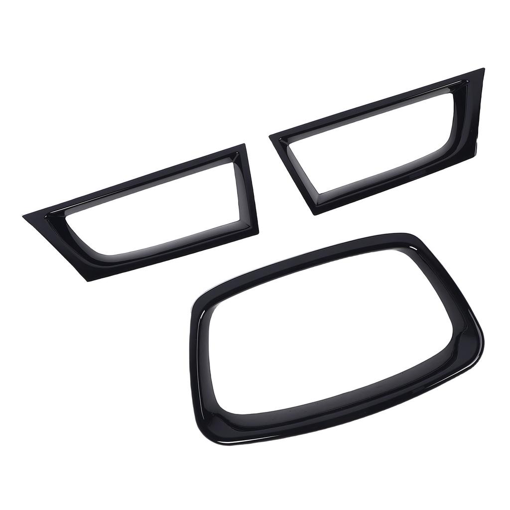 3 PCS Front Grille Overlay Cover Decorative Front Grille Surround Trim Replacement for       9th Generation 2006-2007