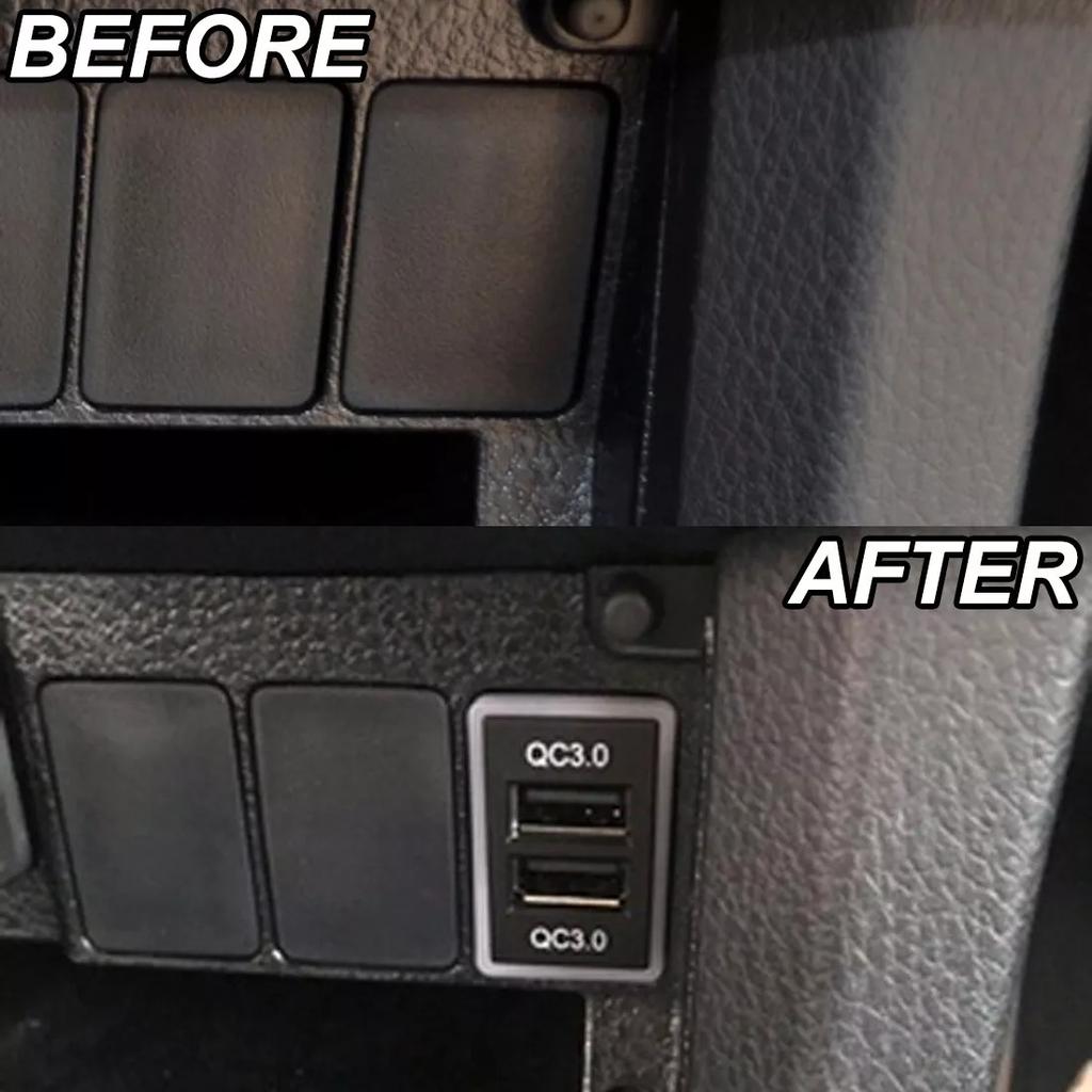 Pentru încărcător rapid Toyota Car Dual 2 USB QC3.0 adaptor de alimentare priză 12V